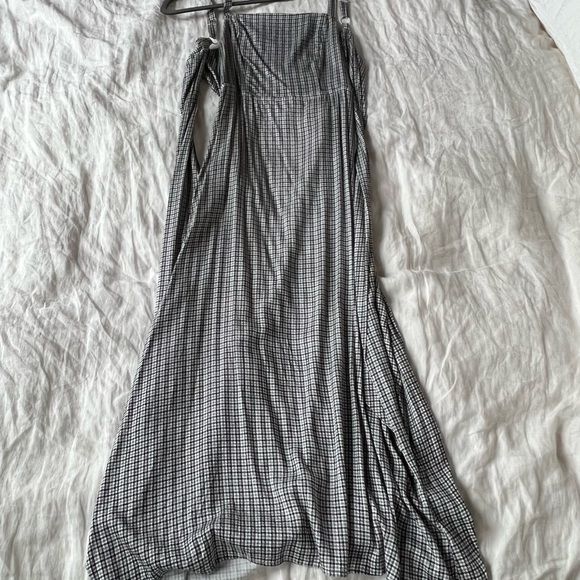 chinese dress ladies Kensington Plaid Maxi  Polkadots & Moonbeams LA